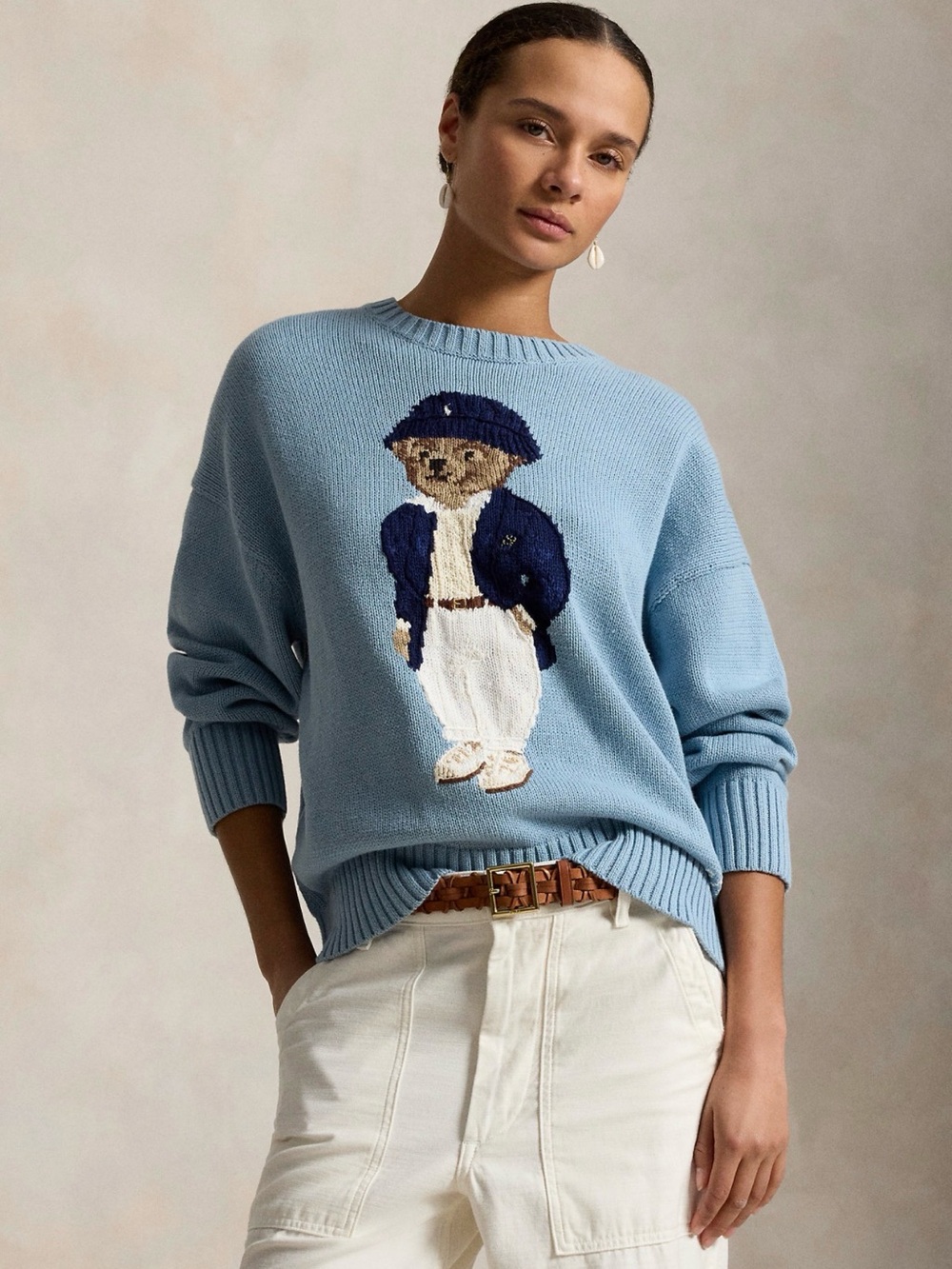 Polo Ralph Lauren Bear Sweater blue